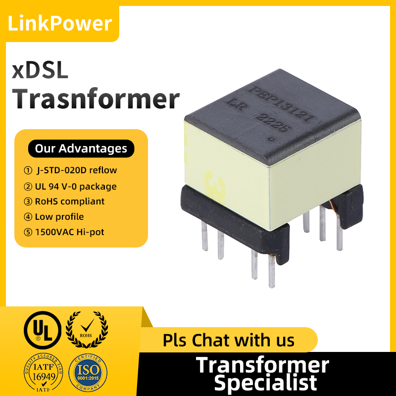 Enhancing broadband connectivity: xDSL transformers enabling high-speed internet access and network reliability.